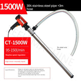 Portable 220V Hand Barrel Diesel Oil Drum Small Electric Liquid Transfer Pump 800W 1300W
