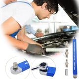 Universal Multitool Compact Offset Extension Wrench Automotive Metal 39cm with Adapters Hand Tool Supplies