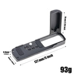 Vertical Quick Release L Plate/Bracket Holder hand Grip adapter for Lumix S9 camera