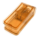 Tablet Cutter with Stainless Steel Blades and Blade Guard for Small Large Tablet Vitamins Brown