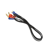 Audiometer Headset Cable Audiometer Headphone Wire Transmission Stability Clear Sound Portable Alloy Interface for Headphones