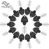 TTLIFE 15 PCS Plugs Brush and Tap Cleaning Plug Hygiene Brush Set for Draft Beer Faucet Cap Tools