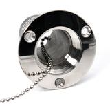 38mm 50mm Cap Stainless Steel 316 Deck Filler GAS DIESEL FUEL WASTE WATER Mirror Polish Marine Boat RV Hardware
