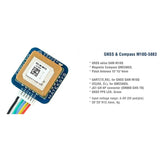20X20mm M10Q-5883 GNSS GPS Module Magnetic Compass QMC5883L M8Q For RC Airplane FPV Freestyle Long Range Drone DIY