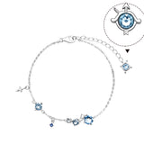 Twelve Constellation Sterling Silver Bracelet