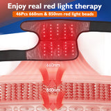 Infrared Red Light Therapy Brace 660nm&850nm Luminotherapy Heating Shoulder Massager Warm Wrap Knee Pad Muscle Relax