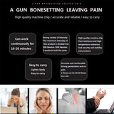 680N Electric Chiropractic Muscle Massagers Correction Spinal Activation Gun Adjustable Strength Equipped Physiotherapy 4 Heads