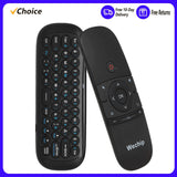 W1 2.4G Air Mouse Wireless Keyboard Control Infrared Remote Learning 6-Axis Motion Sense for Smart Android TV BOX PC