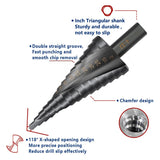 3 Pieces Of Metal Hole Drilling Tools With Auger Bit Metal Drill Bits For Steel (4-12/20/32Mm)