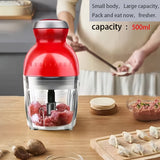1pc Electric Food Chopper, Multifunctional Garlic Masher, Hand-held Cooking Machine, Mini Meat Grinder,