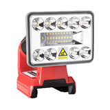 3Inches 9W LED Work Light for Milwaukee//Makita/Bosch 18V Li-ion Battery Torch Portable Outdoor Emergency Lamp Flashlight