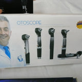 Professional Medical ENT Diagnostic Kit Portable Endoscope Opthalmoscope LED Otoscopio Five Senses Examination Apparatus Set New
