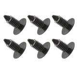 50PCS Auto Fastener 8mm Hole Nylon Clips Fender Bumper Shield Retainer Plastic Rivet For Universal Car Automobile Snap