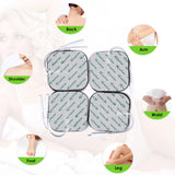 5x5cm Electrode Pads For Tens Acupuncture Physiotherapy hine EMS Nerve Muscle Stimulator Slimming Body Massager Patch