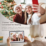 Andoer 10.1-Inch WiFi Cloud Digital Picture Frame 1280*800 TFT Touch Screen 16GB Storage Share Photo via APP
