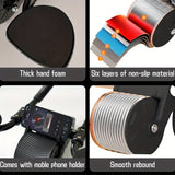 Multifunctional Flat Support Aid, Automatic Rebound Abdominal Exercise Wheel, Fitness Equipment