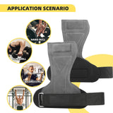 1 pair, Durable Cowhide Palm Guards for Fitness Equipment - Anti-Slip and Wear