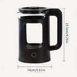 1pc, 1500W Electric Kettle, Durable, Large Capacity, Automatically Power-Off When Opened, Plastic Body With High-Frequency Glass Bladder, Easy To Use, Suitable For Home, Business, And Gifts