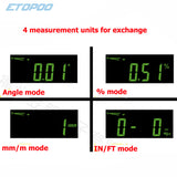 6inch Digital level Electronic Protractor incometer with magnet illuminate Angle meter Gauge Level Box Incometer