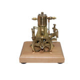 M31 1.8CC Mini Retro Vertical Single-Cylinder Reciprocating Double-Acting Steam Engine Model Toys with Speed Reducer