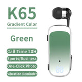 K65 K52 Wireless Earphones Bluetooth 5.2 Talk/Music Time 20 Hour,LED Display, Stereo Business Hands-free Headset With Mic Earbud