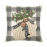Christma Home Decor New Year 2025 Sofa Car Cushion Cover 45x45cm Christmas Pillowcase Xmas Tree Elk Snowman en Pillow Case