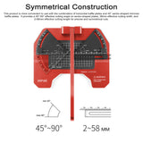 45°-90° AT-CJ Angle Station Table Plastics Rods Plastic Sheets Cutting Platform with Damping Adjustment