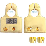 Car Terminal Connectors Voltmeter Positive Negative Shim Battery Post Clamp Cable Ends for Auto Camper Trailer