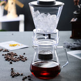 Ice Drip Pot Glass Regulatable Dripper Filter Cold Brew Maker Coffee Accessories