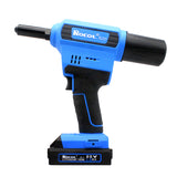 Electric Rocol RL-520 Lithium Battery Automatic Rivet Gun Core Pulg Riveting Tool Stainless Steel Brushed Rivets