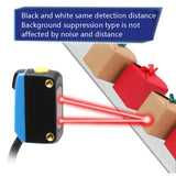 BGSX-LS61 Infrared Light Background Suppression Diffuse Reflection Photoelectric Black And White Isometric Switch Sensor