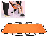 180 x 70cm 12 Handle Home Foldable Durable Fabric Stretcher Simple Soft Portable Transport Unit for Emergency Work