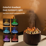 Volcano Large Capacity Timeable with Light 300 ml Modern Art Scent Humidifier for Bedside Table Yoga SPA Desktop Home