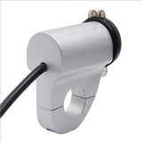Aluminium Alloy Motorcycle Handlebar Mount 2.4A USB Charger Voltmeter ON/Off Switch SAE Fits for 22mm-26mm Handlebars