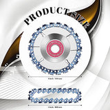 1 Set 5/8 Inch Wood Carving Chain Disc 4 Inch 22 Teeth Saw Blade Wood Carving Disc + 6 Replacement Saw Chains