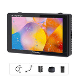 FEELWORLD LUT6E 6-Inch IPS Monitor 1600nit Video Panel 4K H-DMI Input Output 1920*1080px Touch Control with 2 1/4in Thread Holes