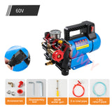 Agricultural Sprayer Electric High Pressure Plunger Pump Spraying Watering Car Wash Garden Irrigation Double Cylinder Piston