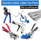 Stainless Steel Tie Gun High Quality Fastening Strap Cutting Tool Self-locking Tensioner Cable Ties Plier Series