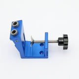Pocket Hole Puncher Jig Kit Angle Drill Guide Set Wood Hole Saw Step Drill Bits For Wood Working Joinery Punch Locator Tools