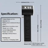 X50 Mini Violent 50mm Brushless Motor Duct Turbo Jet Fan Thrust 1300G Strong Dust Blower for Computer Keyboard