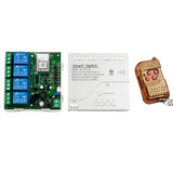 4CH Tuya Zigbee Smart Switch Module Remote 85-250V Relay Smart Home White Works With Gateway For Alexa Google Home