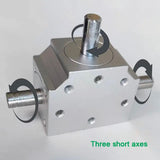 Module 20 Teeth 90 Angle Drive Steering Unit Hare Accelerator Speed Ratio 1:1 Double 8Mm Axle