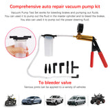 Automotive Fluid Tester Repair Tools Kit 2 in 1 Set Car Manual Vacuum Pump Portable Powerful Oil Suction Tool