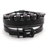 Roman numeral bracelet horseshoe buckle bracelet