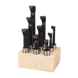 27Pcs Durable Hard Alloy Shank Bar Set Carbide Tipped Bars 12Mm 2 Inch 50Mm Boring Head For Lathe Milling