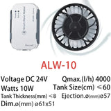 Jebao Jecod Upgraded ALW Series WIFI Smart Wave Maker Broad w Style Reef Fish Aquarium Powerhead Pump ALW-5 10 20 30
