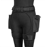 Neoprene Wetsuit Scuba Stretch Shorts with Pockets Quick Release Buckle Adjustable Waist Belt Diving Pants