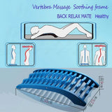 Magic Back Stretcher Lower Massage Support Spine Pain Relief Chiropractic Lumbar stretch calibration device