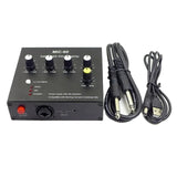 MIC-60 3-Band Equalizer Balanced Mic Preamp Microphone Preamplifier With DC And Cable