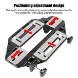 Wood Door Hidden Gate Slotting Lock Guide Plate Locator Hinge Hole Opener Woodworking With Spanner Positioning Slotter